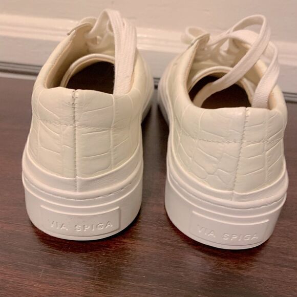 💕Via spiga samarah platform leather sneaker💕 size 5 - Picture 5 of 8